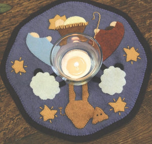 Nativity Candle Mat Pattern and or Kit