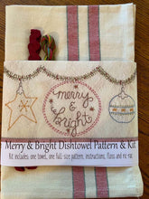 Load image into Gallery viewer, Dishtowel Kit - Merry and Bright Dishtowel
