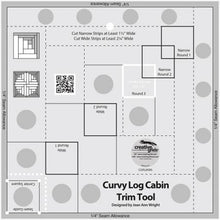 Load image into Gallery viewer, Curvy Log Cabin Trim Tool 8&quot;
