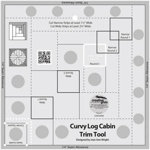 Curvy Log Cabin Trim Tool 8"