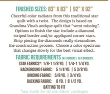 Load image into Gallery viewer, Vina's Star Quilt