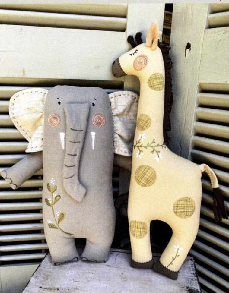 Jungle Friends - Elephant & Giraffe