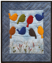 Load image into Gallery viewer, Birds on Wires Wall Quilt Kit