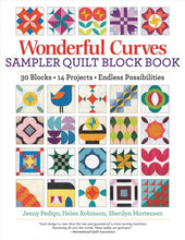 Load image into Gallery viewer, So Wonderful Curves Sampler Quilt Block Book