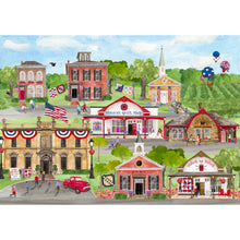 Load image into Gallery viewer, Quilt Shop Village Jigsaw Puzzle
