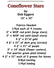 Load image into Gallery viewer, Coneflower Stars Quilt