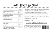 Load image into Gallery viewer, United We Stand Punchneedle Embroidery Pattern
