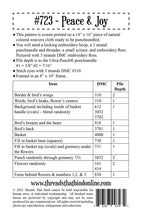 Load image into Gallery viewer, Peace & Joy Punchneedle Embroidery