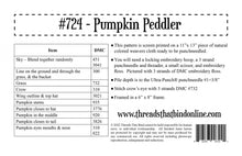 Load image into Gallery viewer, Pumpkin Peddler Punchneedle Embroidery