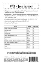 Load image into Gallery viewer, Tree Farmer Punchneedle Embroidery