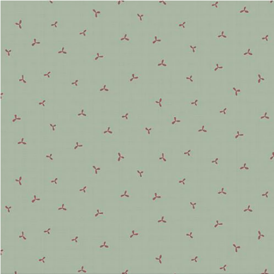 Market Garden - Tossed Sprig - Light Blue 2898-17