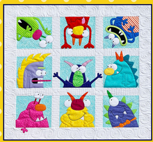 Load image into Gallery viewer, Monsters Quilt Pattern
