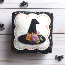 Load image into Gallery viewer, Witch Hat Mini Pillow | Pincushion
