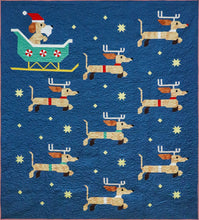 Load image into Gallery viewer, Dachshund Through the Snow Quilt Pattern
