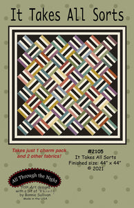 It Takes All Sorts Quilt Kit or Pattern