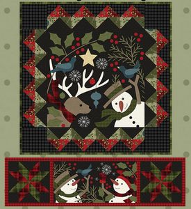 Holly Jolly Flannel Quilt Kit & Pattern