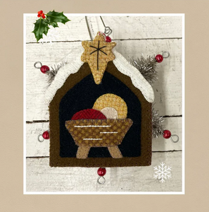 Away in the Manger Ornament Kit & Pattern