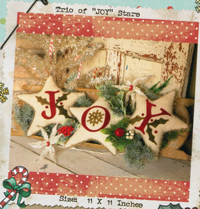 Trio of Joy Stars Pattern
