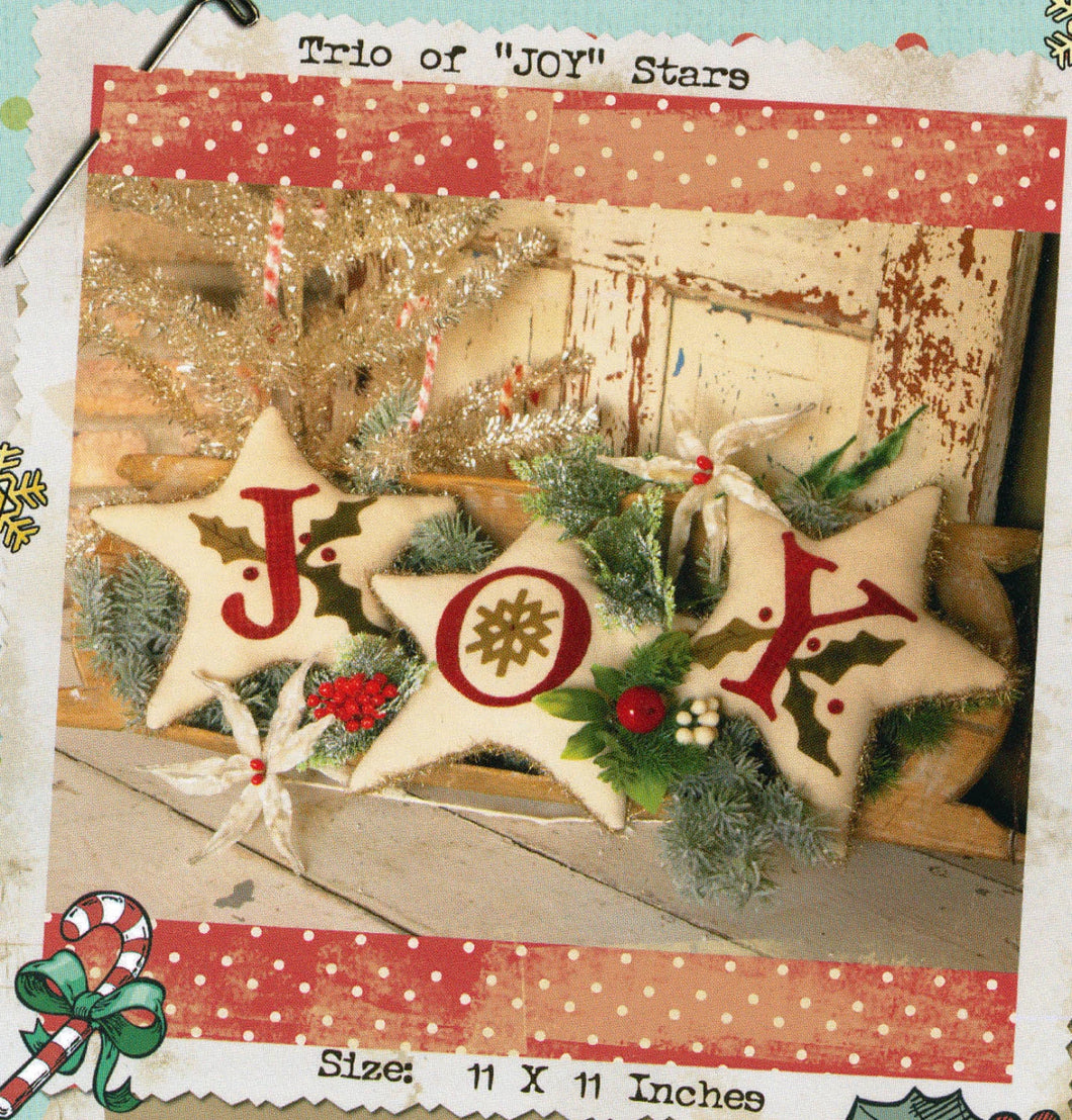 Trio of Joy Stars Pattern