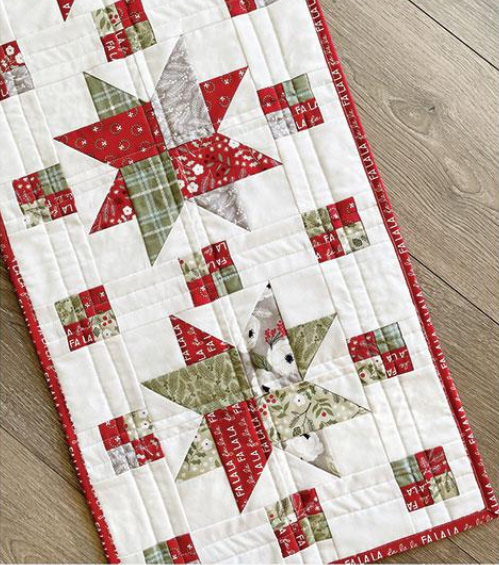 Woven Star Table Runner