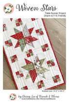 Load image into Gallery viewer, Woven Star Table Runner

