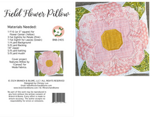 Load image into Gallery viewer, Field Flower Pillow Pattern

