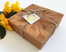 Load image into Gallery viewer, Coasters - Ruby Roads Coaster 4pc Set
