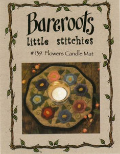 Flowers Candle Mat Pattern and Kit