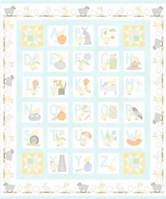 Little Chicks Flannel Panel<BR>Designed by Bonnie Sullivan