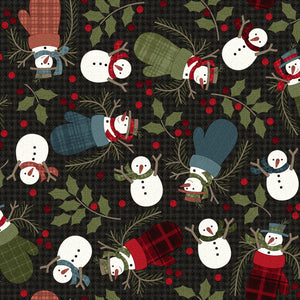 Holly Jolly Flannel F10892M-J<BR>Designed by Bonnie Sullivan