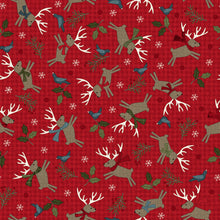 Load image into Gallery viewer, Holly Jolly Flannel F10893M-R&lt;BR&gt;Designed by Bonnie Sullivan
