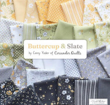 Load image into Gallery viewer, Buttercup &amp; Slate 5&quot; Charms&lt;BR&gt;Coriander Quilts
