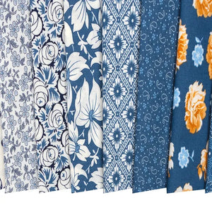 Denim & Daisies Fat Quarter Bundle - Fig Tree Quilts