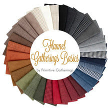 Load image into Gallery viewer, Flannel Gatherings Basics <BR>Fat Quarter Bundle
