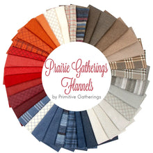 Load image into Gallery viewer, Prairie Gatherings Flannel&lt;BR&gt; Fat Quarter Bundle&lt;BR&gt; Primitive Gatherings
