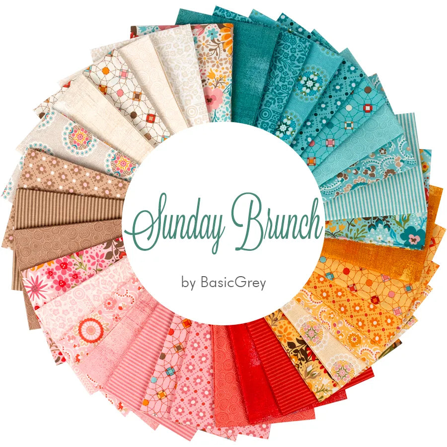 Sunday Brunch Fat Quarter Bundles <BR>Basic Grey