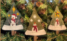 Load image into Gallery viewer, Snow Tree Ornaments &lt;br&gt;design by Farmhouse Threads
