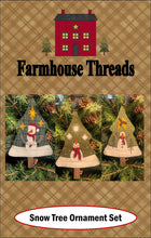 Load image into Gallery viewer, Snow Tree Ornaments &lt;br&gt;design by Farmhouse Threads
