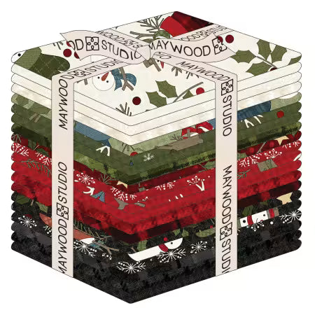 Holly Jolly Flannel<BR> Fat Quarter Bundles<BR> Bonnie Sullivan