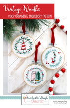 Load image into Gallery viewer, Vintage Wreaths Embroidery Pattern
