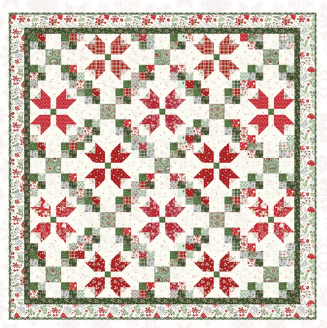 Patchwork Blooms Quilt Pattern