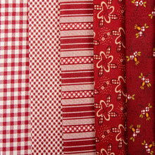 Load image into Gallery viewer, Garnets &amp; Gingham &lt;BR&gt;Fat Quarter Bundle&lt;BR&gt;designed by Kim Diehl
