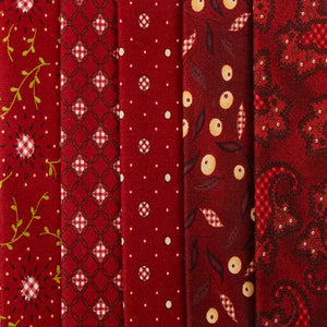 Garnets & Gingham <BR>Fat Quarter Bundle<BR>designed by Kim Diehl