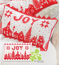 Load image into Gallery viewer, Christmas Joy Pillows or Table Runner Pattern
