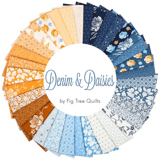 Denim & Daisies Fat Quarter Bundle - Fig Tree Quilts