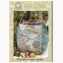 Load image into Gallery viewer, Friendship Drawstring Bag &lt;BR&gt;Hatched &amp; Patched
