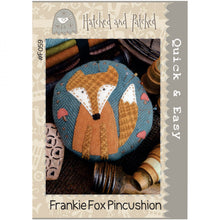 Load image into Gallery viewer, Frankie Fox Pincushion&lt;BR&gt;Hatched &amp; Patched
