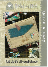 Load image into Gallery viewer, Little Bird Needlebook&lt;BR&gt; Kit and Pattern&lt;br&gt;By Hatched &amp; Patched
