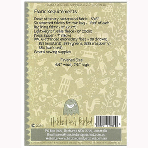 Put on A Show Makeup Bag <BR>Hatched & Patched