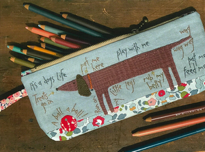 A Dogs Life - Pencil Case <BR>Hatched & Patched